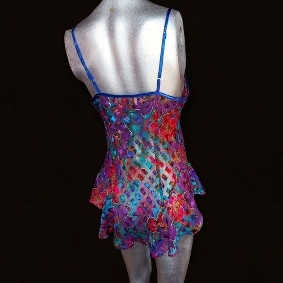 Vintage Victoria's Secret One Piece Sheer Bodysuit Medium - Picture 7 of 11